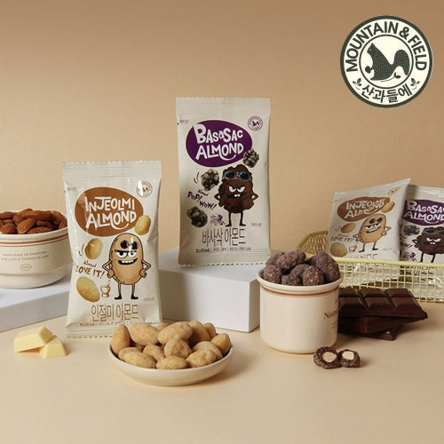 바사삭아몬드x20봉+인절미아몬드x20봉 /초코볼 간식