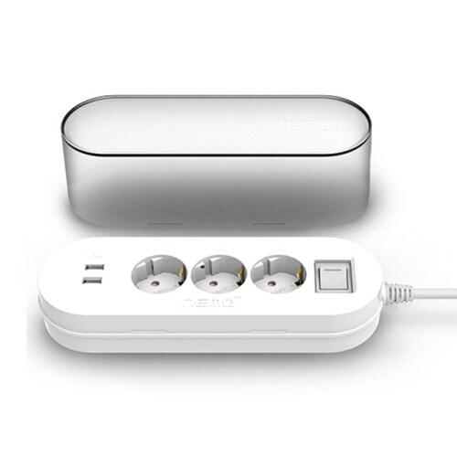 네모탭 플러스박스 3구 USB A타입 일반충전 멀티탭