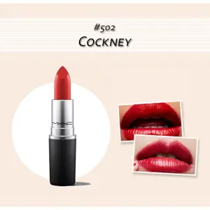 MAC 502 코크니 매트 레트로 립 파우더 키스 3g