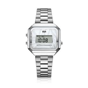 EUI 공용 메탈 전자시계 EUI6101M-SS