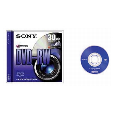 SONY DMW30S2 DVD-RW 30분용 미디어 (2개)_이미지