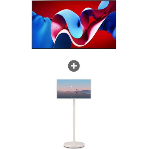 LG전자 올레드 evo OLED65C4ENA + 스탠바이미2 27LX6TPGA (TV+TV)_이미지