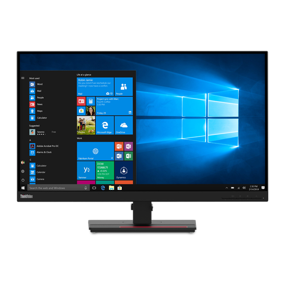 레노버 ThinkVision T27H-2L_이미지