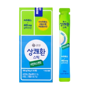 삼양사 큐원 상쾌환 스틱형 샤인머스캣맛 18g (10개)