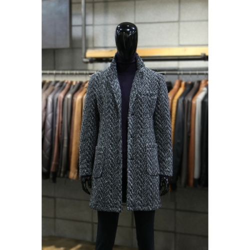 빠니깔레 이태리 슬림핏 울블랜드니트코트 f-gcoat51gr_이미지