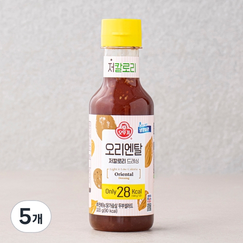 오뚜기 LIGHT&JOY 오리엔탈 저칼로리 드레싱 320g (5개)_이미지