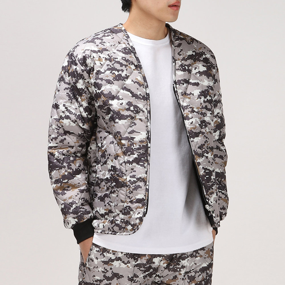 후앙스 디지털 브이넥 깔깔이 누빔자켓 방한복 SDPD6259