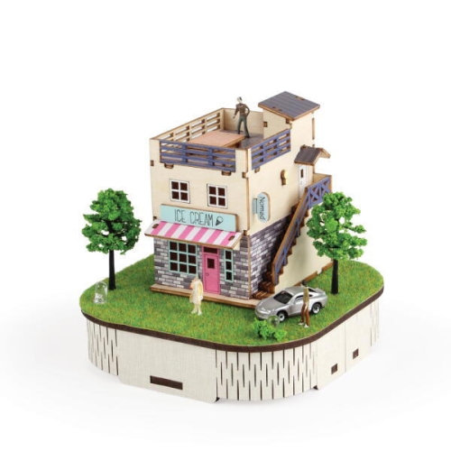 DIY LED 무드등 디오라마 아이스크림가게