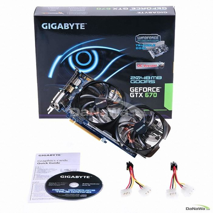 GIGABYTE 지포스 GTX670 UDV D5 2GB WINDFORCE 2X_이미지