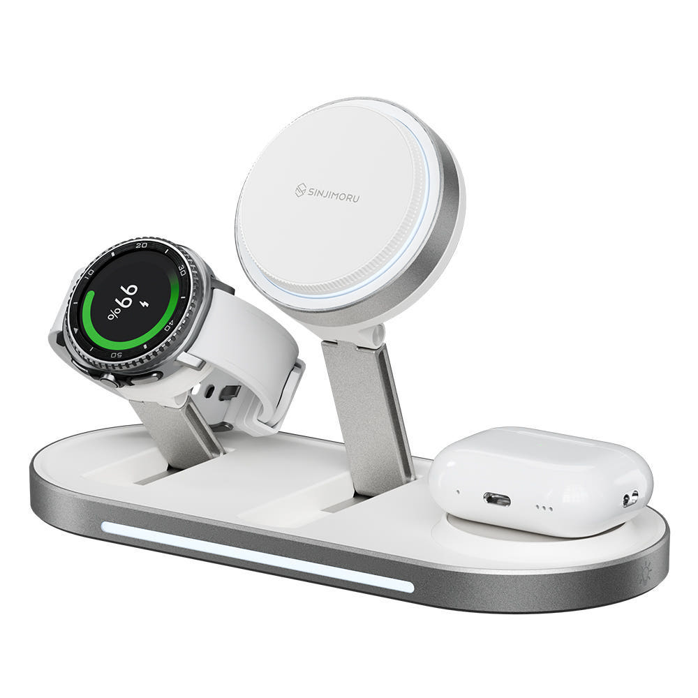 25W Qi2.2 쿨링 3in1 M-듀얼 폴드 쿨러터보 무선충전 거치대