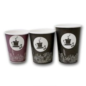 한솔 디자인 종이컵 한줄 50개 13oz 커피컵 정수기컵_이미지