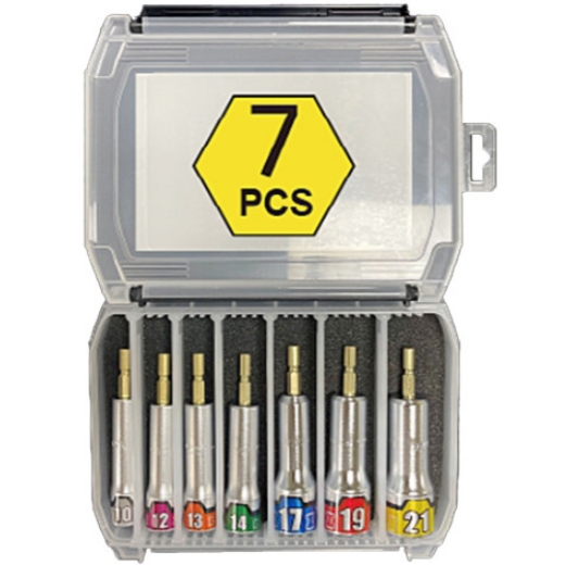 KTC 비트소켓 세트 13~24mm BZP-7PCS (7pcs)_이미지
