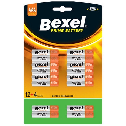 벡셀 프라임 알카라인 AAA