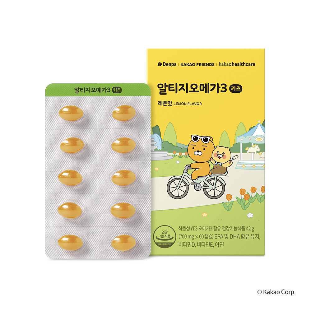 덴프스 알티지 오메가3 키즈 60캡슐 (1개)