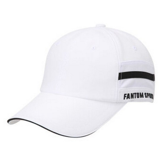 팬텀 사이드 배색 6쪽캡 모자 211B1CP602_WH
