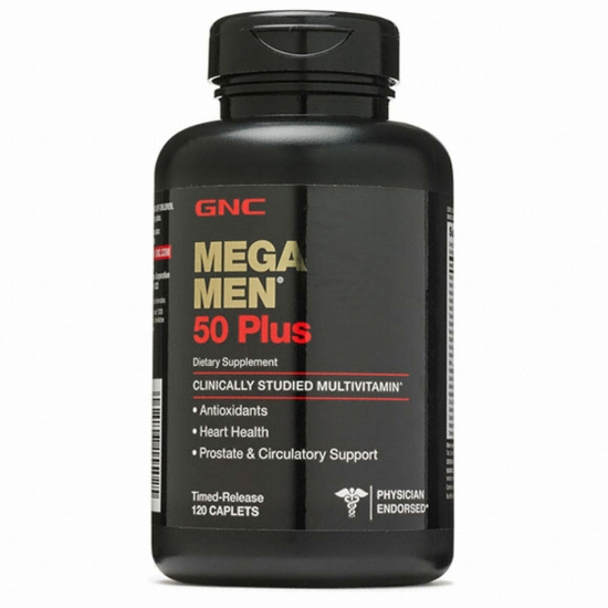 GNC 메가맨 50 Plus 120정 (1개)_이미지