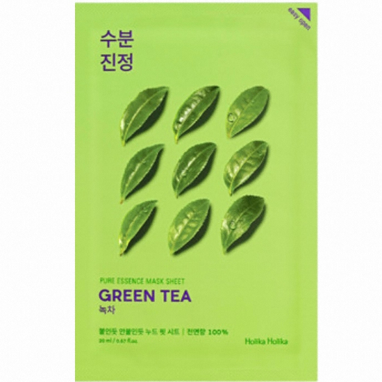홀리카홀리카 퓨어 에센스 녹차 마스크시트