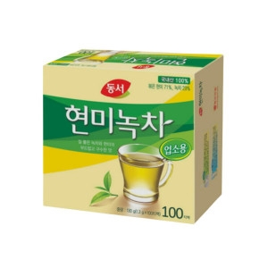 동서식품 현미녹차 업소용 티백 1.3g 100티백 (5개)_이미지