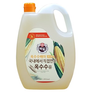 백설 옥수수유 3.6L (4개)_이미지
