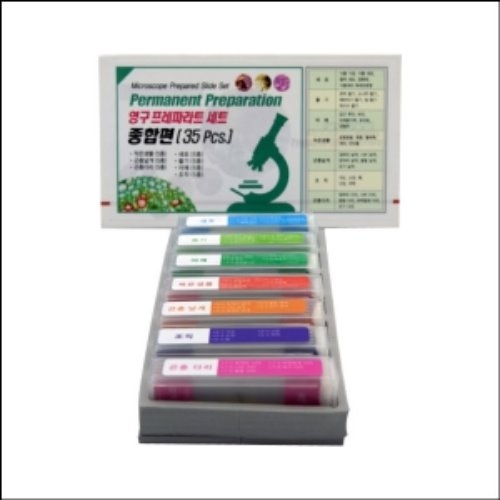 영구 프레파라트 종합세트 35pcs 과학상자 초등학교실험 과학키드 유아과학교구 초등과학교구