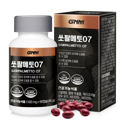  GNM자연의품격 쏘팔메토 07 500mg 90캡슐 [3개]