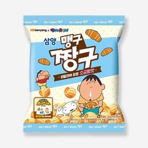 삼양식품 맹구 짱구 히말라야 암염 소금빵맛 85g (16개)_이미지
