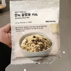 무인양품 MUJI 전복 솥밥용 키트 117g_이미지