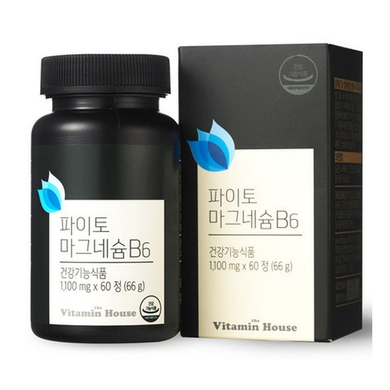 비타민하우스 파이토 마그네슘 B6 60정 (2개)_이미지
