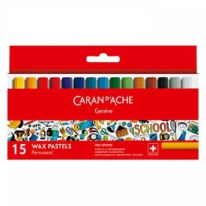 스쿨라인 오일 파스텔 15색