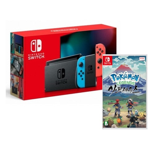 Nintendo 닌텐도 스위치 배터리개선 1인용 게임 패키지 (포켓몬 레전드 아르세우스)