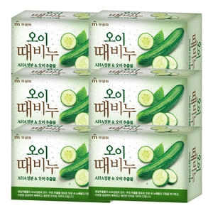 무궁화 오이 때비누 90g (6개)_이미지