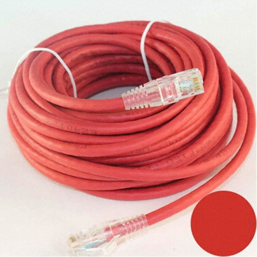 CableMaster CAT.6 UTP 기가비트 랜케이블 레드 (CM604) (60m)_이미지
