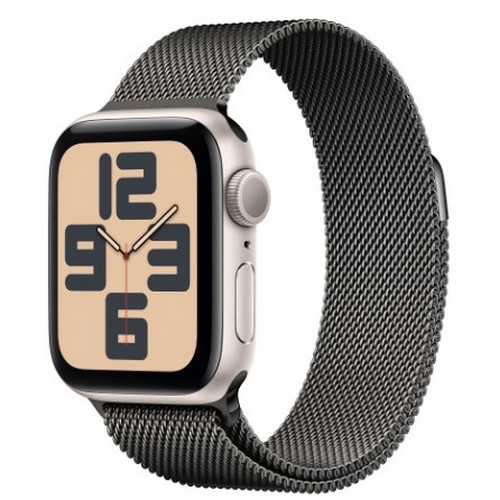 APPLE 워치 SE 2세대 40mm 스타라이트 알루미늄 (밀레니즈루프)_이미지
