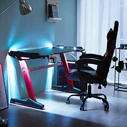 레전드 LED 게이밍 책상