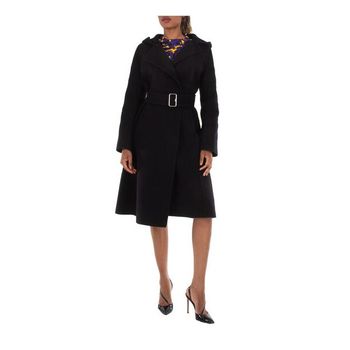  버버리 우먼 Hooded 울 캐시미어 코트 Brand Size 8 US 6 8077694 1017464
