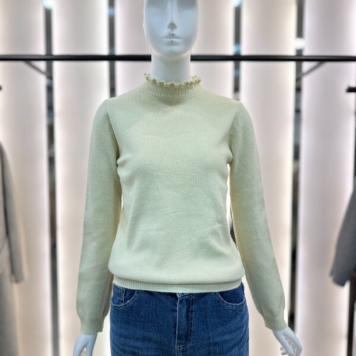 더틸버리 프릴넥 풀오버 니트 TP1N1PO06W_DG