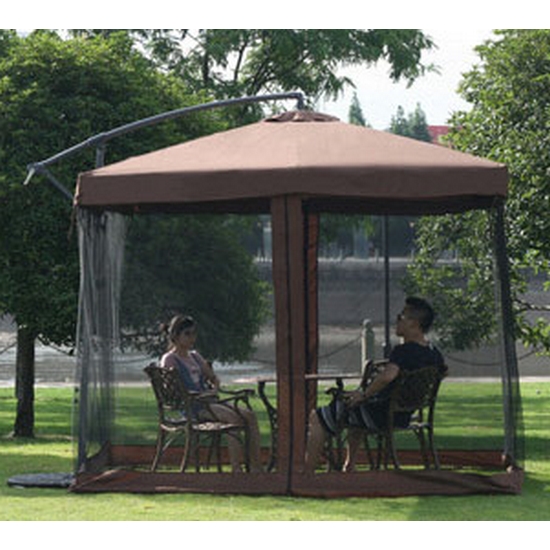 길상사 사각 모기장 폴딩 파라솔_이미지