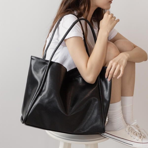 라이니 여성 빅 수납 숄더 쇼퍼백_BA-60243C_이미지