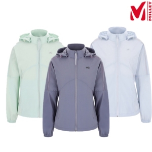 밀레 스트레치원단을 사용한 하이브리드 LD AIR_C.T방풍자켓MXSUJ512 113 400원 민트 100_이미지