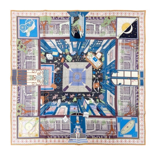 에르메스 엘러브 오브제드 큐리오시떼 까레스카프 90 4HS0139_이미지