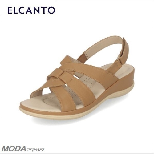 경량 쿠션UP 컴포트 웨지 여성 샌들 2XWW53XZ_GN