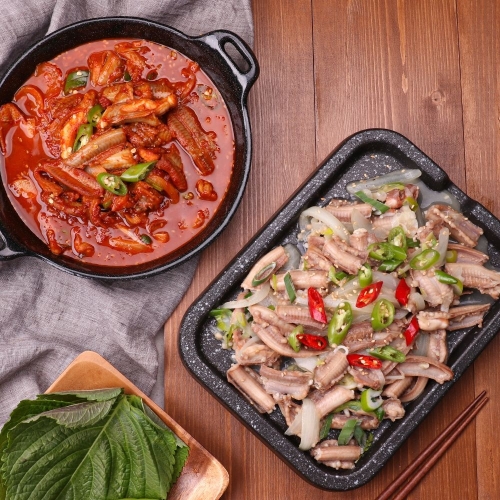 바른씨 부산 자갈치 손질 곰장어 양념꼼장어 1kg