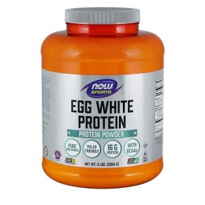 나우푸드 스포츠 BCAA 함유 에그화이트 프로틴 무향 2268g (1개)_이미지