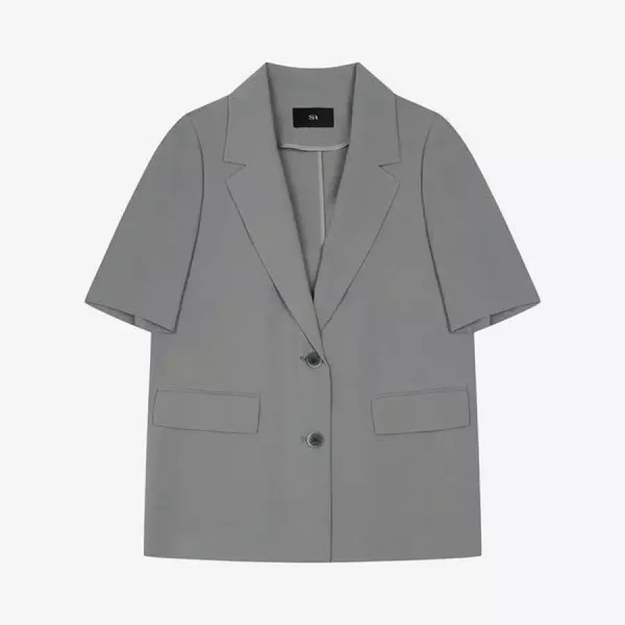 SI 세이브존03 베이직 스트레이핏 반팔 자켓 YASMJAE1134Y S51637700