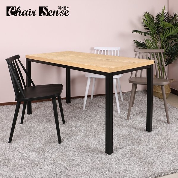 체어센스 ch사각다리 식탁 600x1000 (의자별도)_이미지