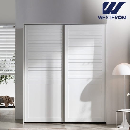 웨스트프롬 모던 더블린 하프갤러리 슬라이딩 선반형 옷장 1600