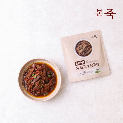 본아이에프 본죽 미니 버터 쇠고기 장조림 70g (1개)