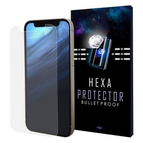 NIC 헥사프로텍터 갤럭시S24 충격 흡수 9H 강화 방탄 필름 (액정 2매)_이미지