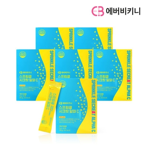 에버비키니 스프링클 시크릿 알파C 3g 30포 (6개)