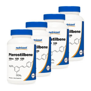 뉴트리코스트 프테로스틸벤 100mg 120캡슐 (4개)